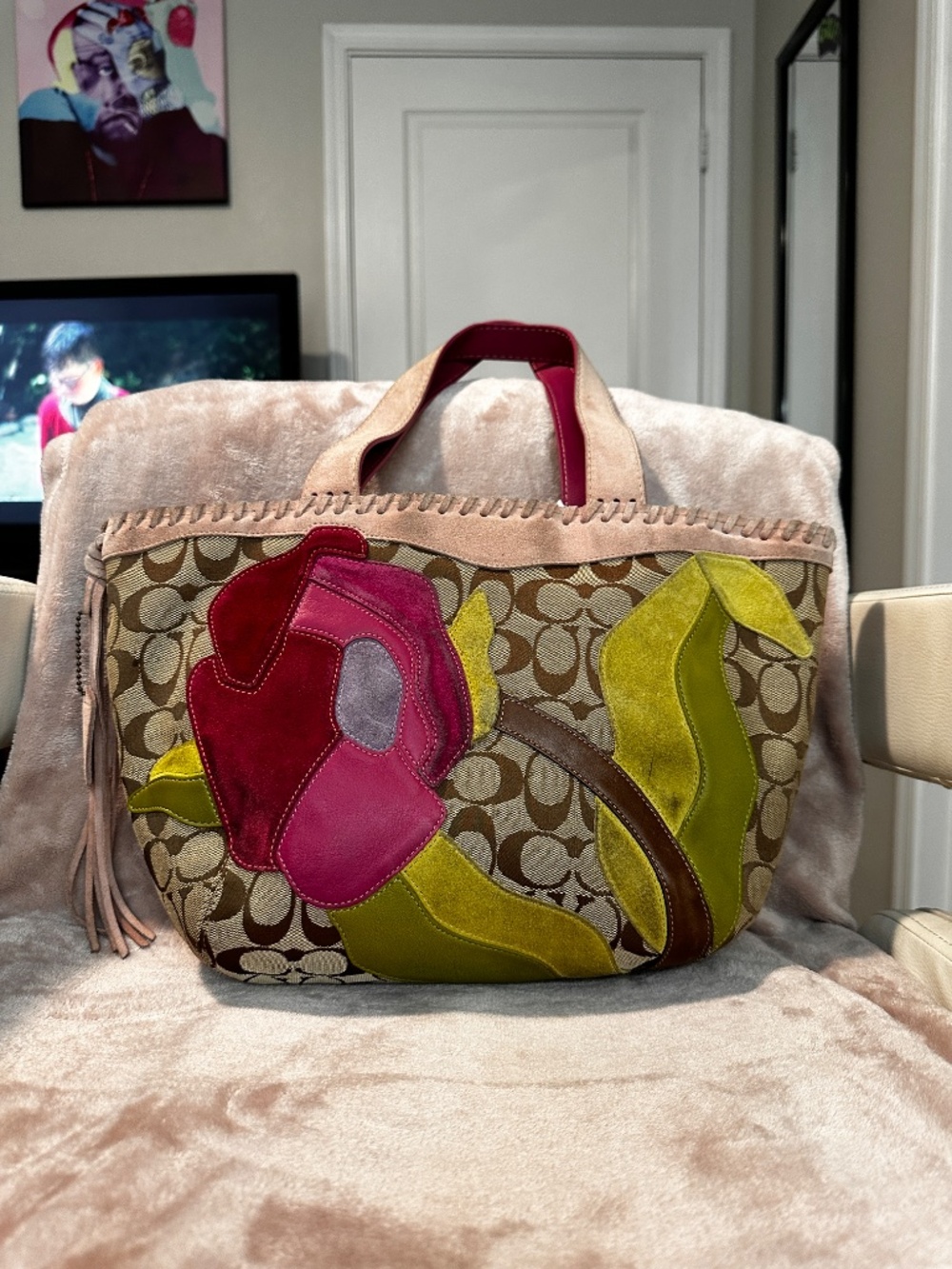 Coach special edition 2004 Poppy floral shoulder bag